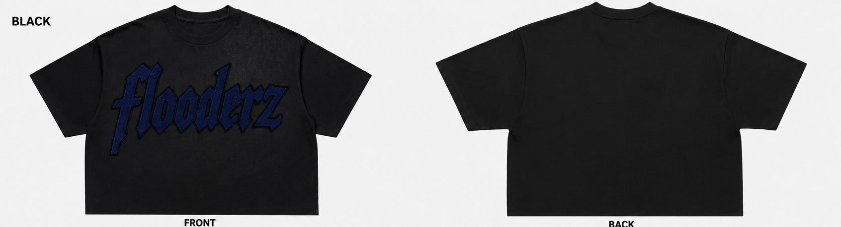 ‘FLOODERZ’ Embroidered Logo Tee